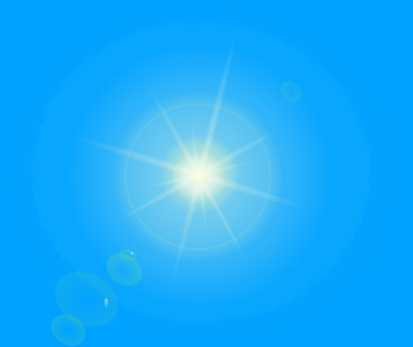 Sun With Blue Background Clip Art at Clker 