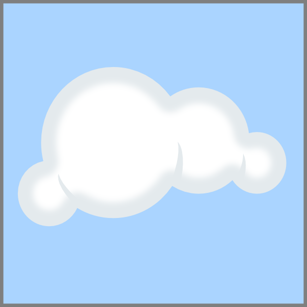 Cloud Blue Background Clip Art at Clker 