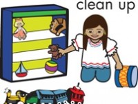 Clean the classroom clipart 