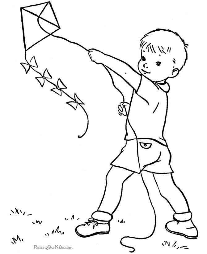 Spring Coloring Page For Adults 