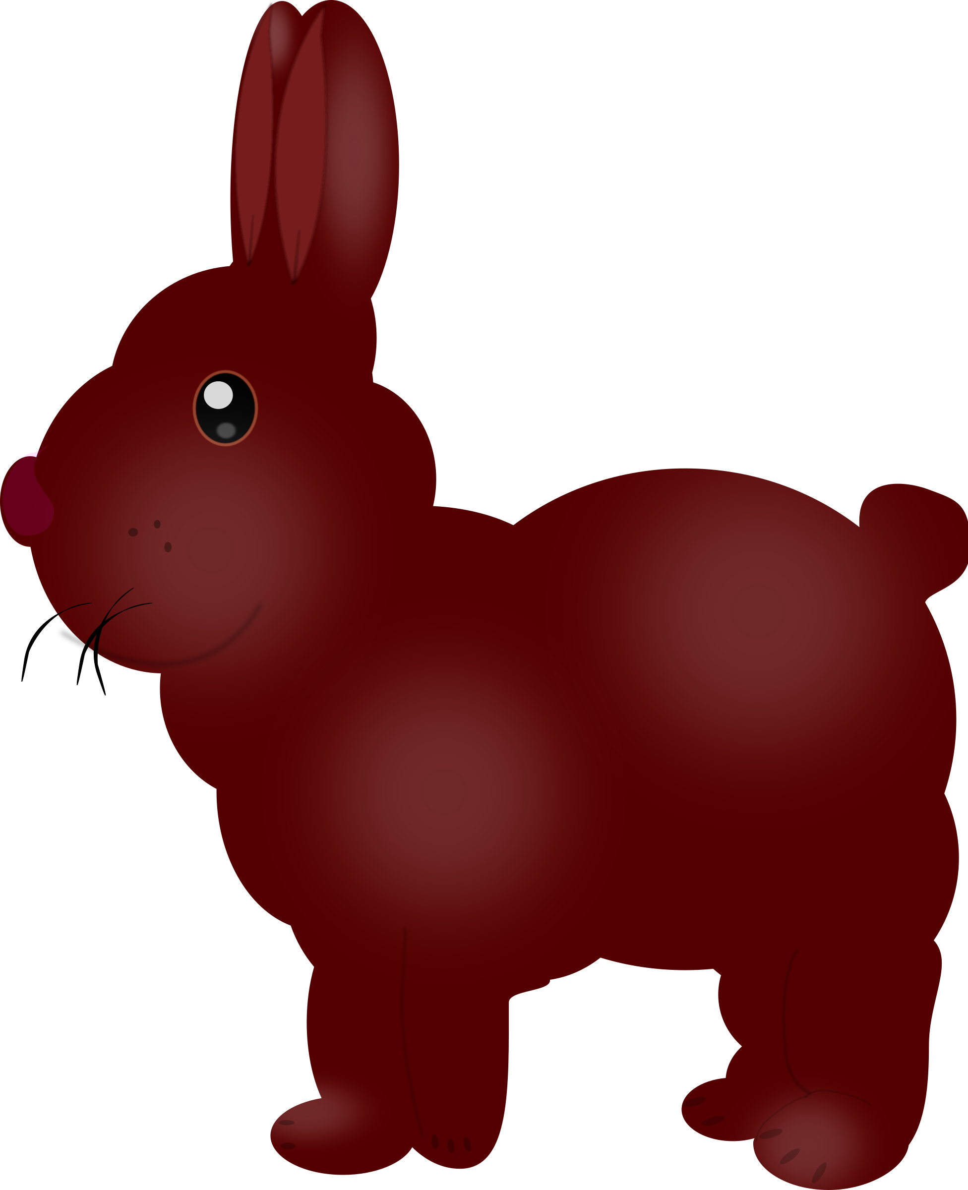 Chocolate Bunny Clipart 