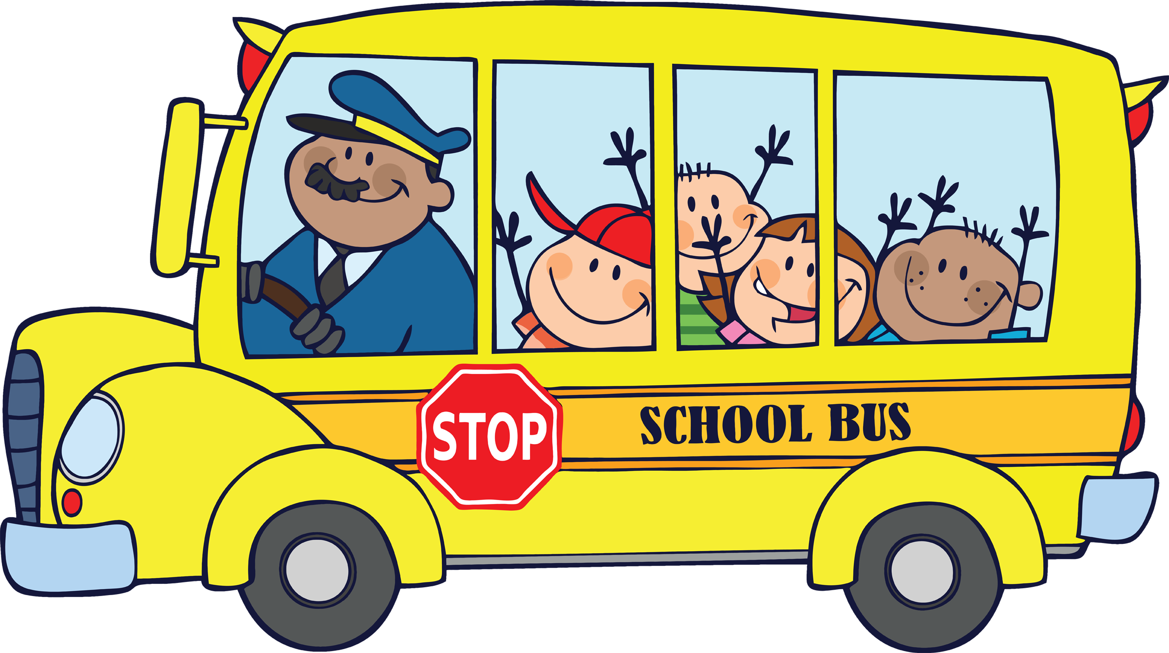School Bus Clipart Transparent 