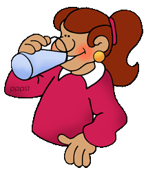 Drink water clipart free 