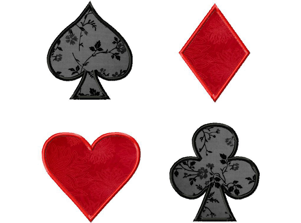 Playing Card Suits Clipart 