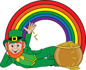 Green pot of gold free clipart 