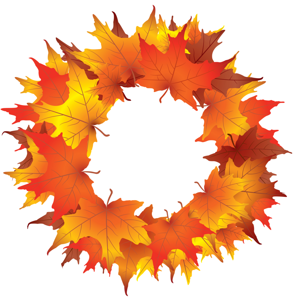 Fall Wreath Clipart 