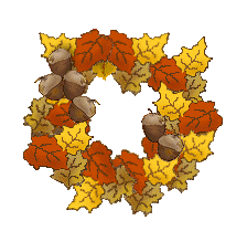 Thanksgiving wreath clipart 