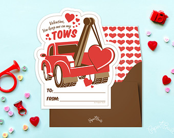 Rocket Valentine Valentines Day Favor Box Gift by PaperBuiltShop 