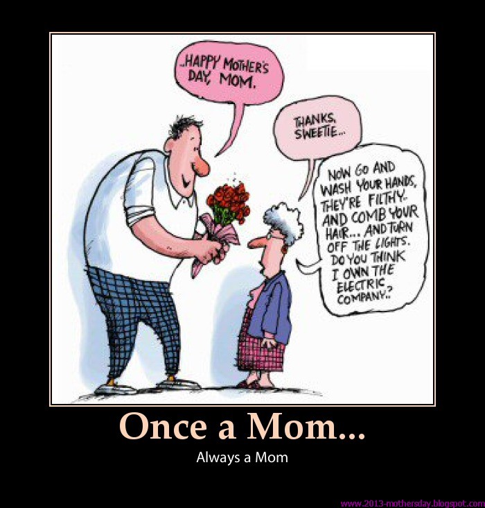 Funny mothers day clipart