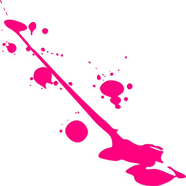 Paint Pink Splatter Clip Art at Clker 