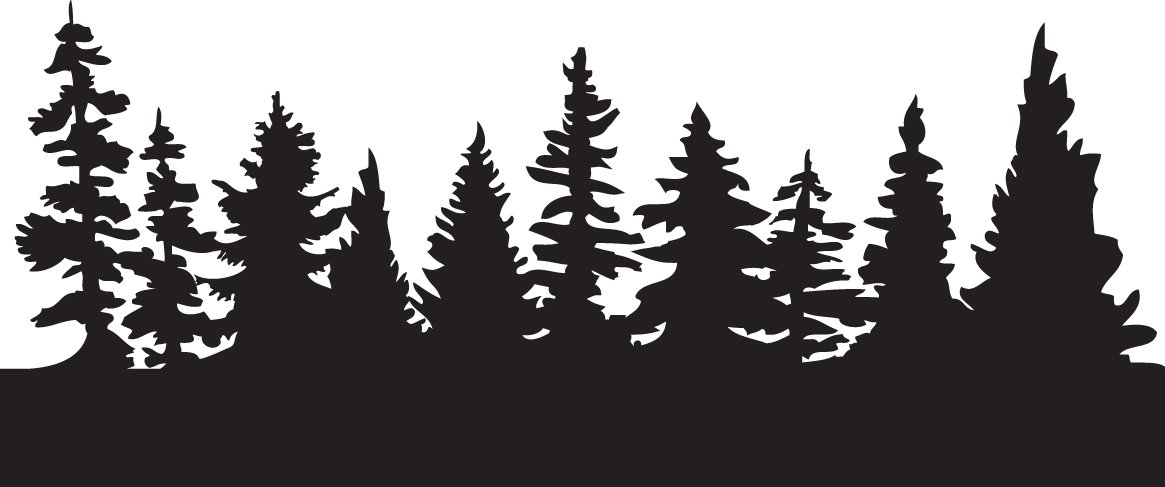 Forest clipart silhouette 