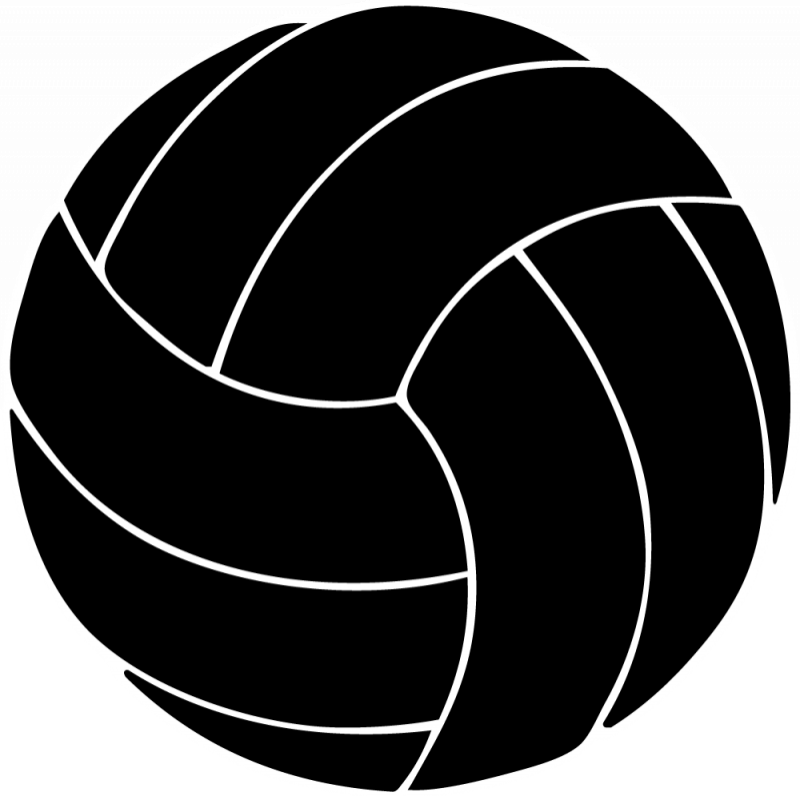 Free volleyball clipart image 