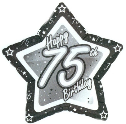 75th Birthday Clipart 