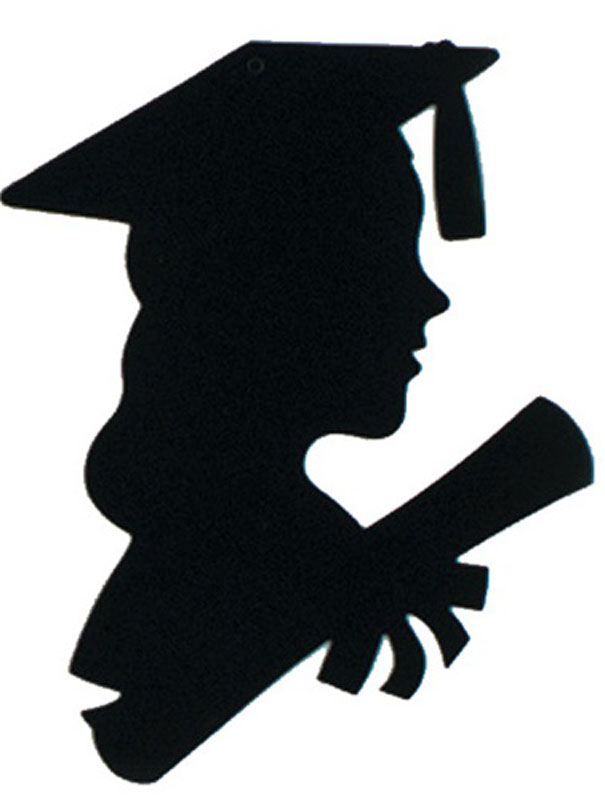College graduate clipart silhouette 