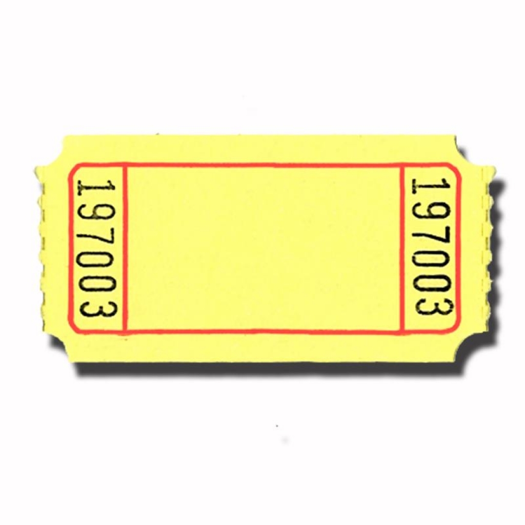 Blank ticket clipart 