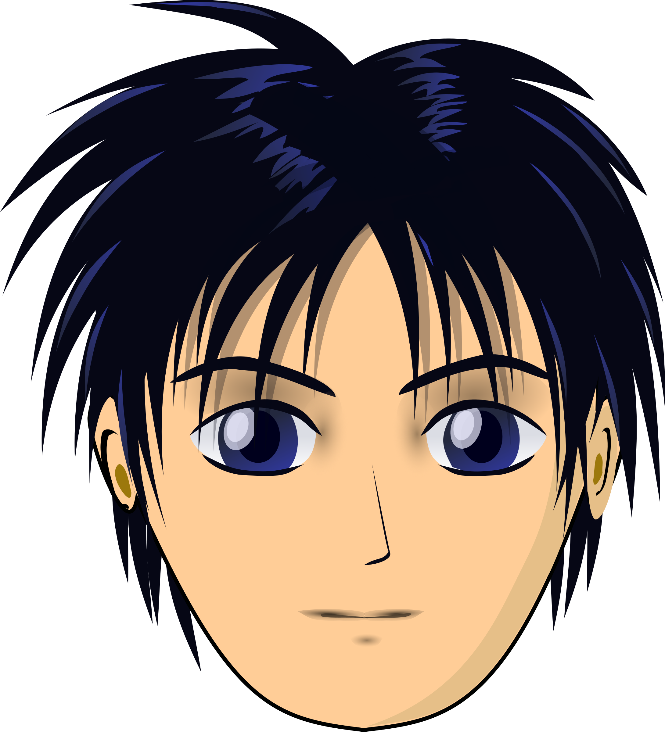 Free Anime Faces Png Download Free Clip Art Free Clip Art On Clipart Library