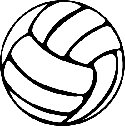 Cool volleyball ball clipart 