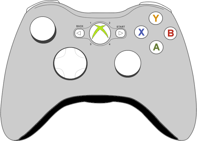Xbox 1 Console Clipart 