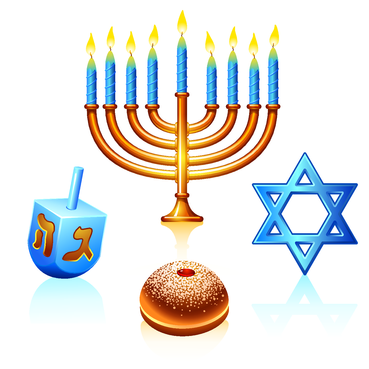 Clip Arts Related To : last day of hanukkah 2019. 