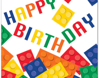 Lego Balloon/ Lego Birthday Balloon/ Lego by PartyShopEmporium 