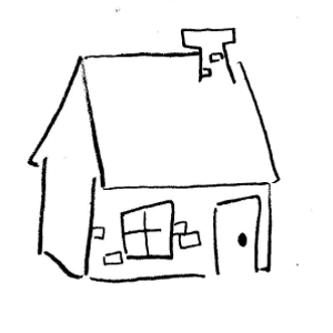 House Clipart Black And White 