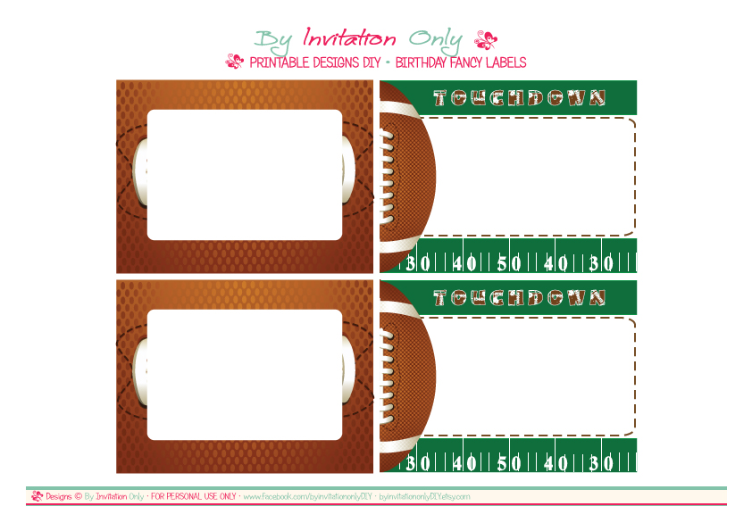 Football Ticket Template Free Download from clipart-library.com