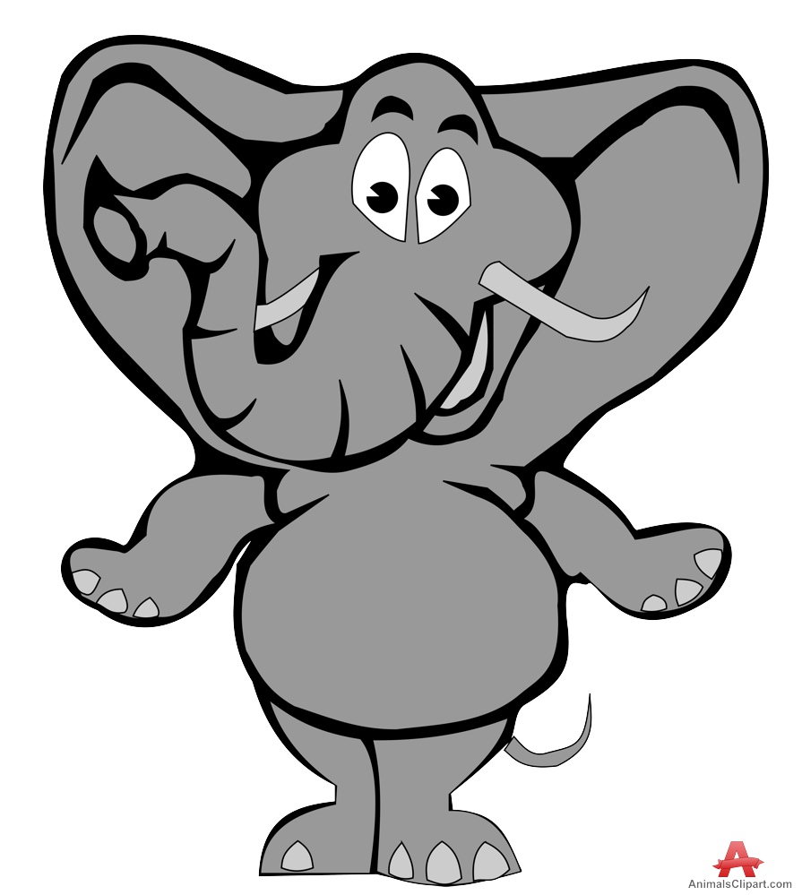 elephant standing up drawing - Clip Art Library