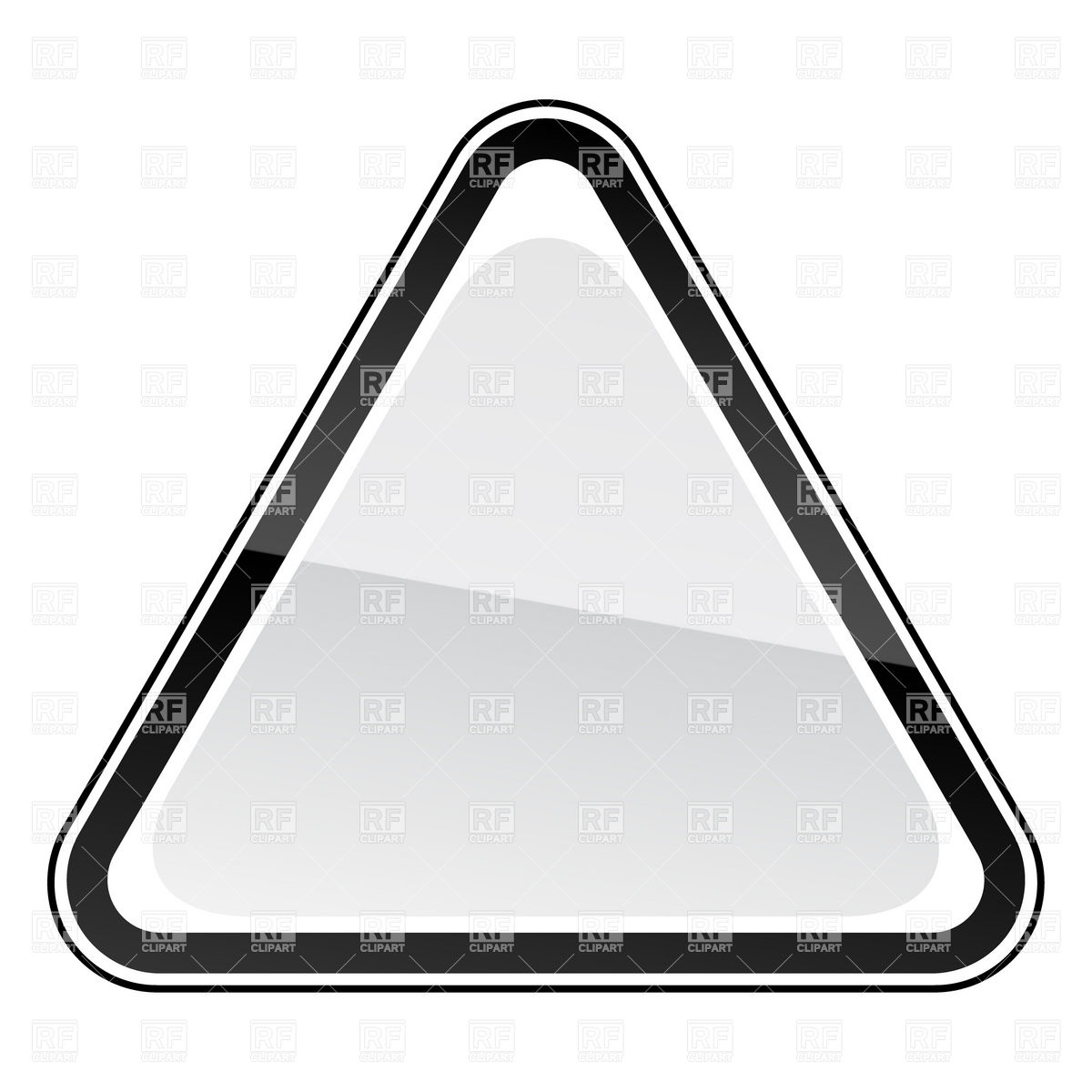Road Sign Black And White Clipart 