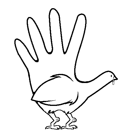Hand Drawn Turkey 