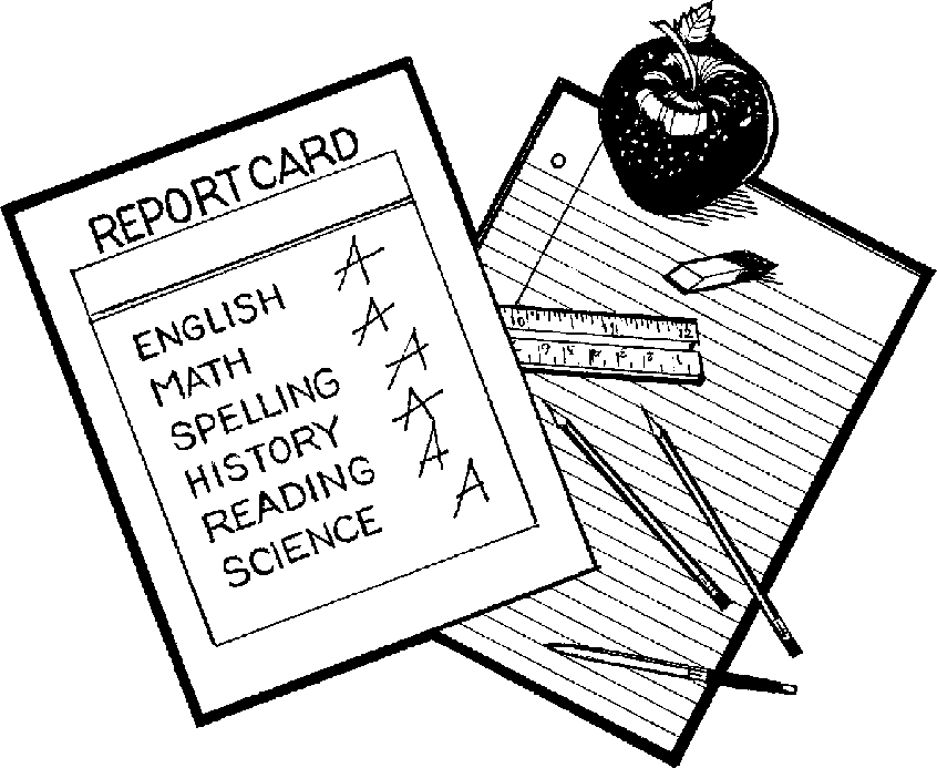 School Report Clipart 
