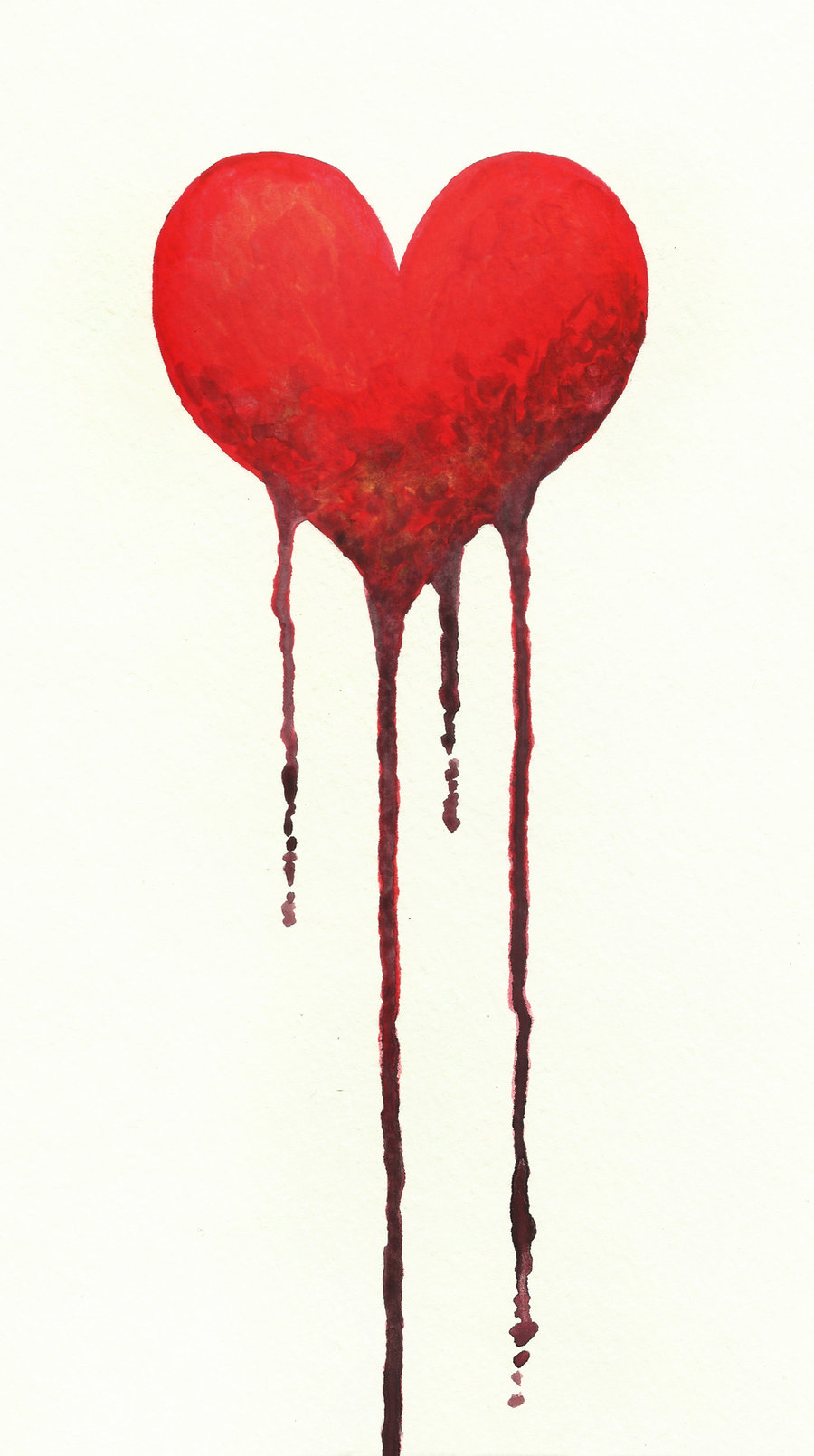 torn bleeding heart