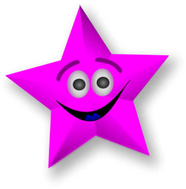 Smiling Star Clip Art 