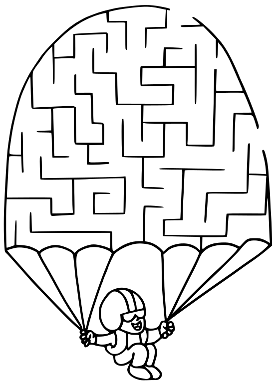 Maze Parachute Clip Art Download 