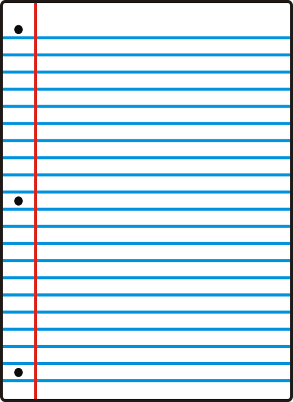 Printable Notebook Paper Template Free