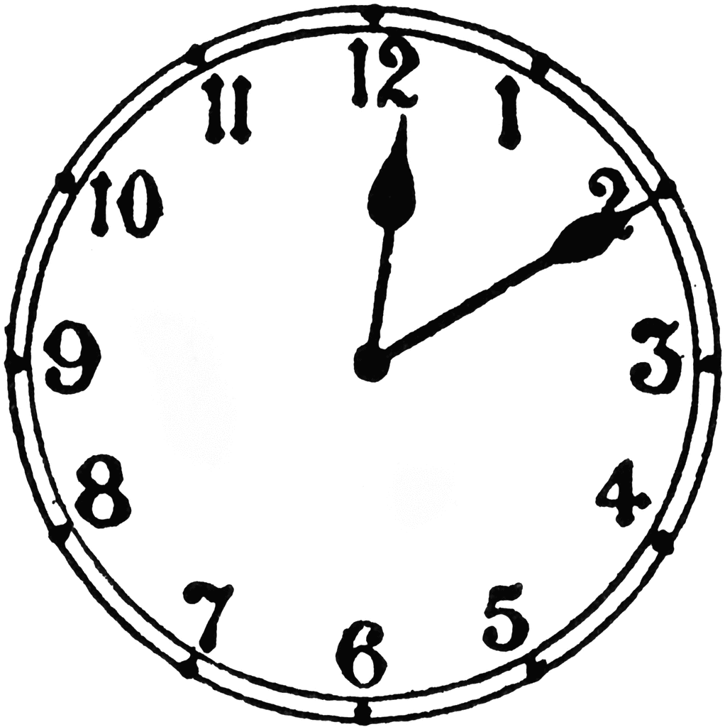 10 Past 12 O Clock Clip Art Library