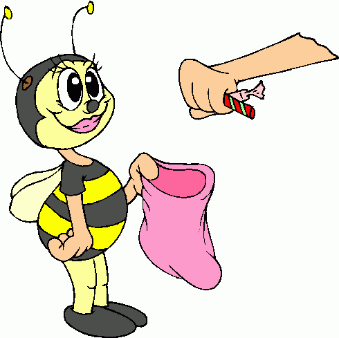 Halloween bee clipart 