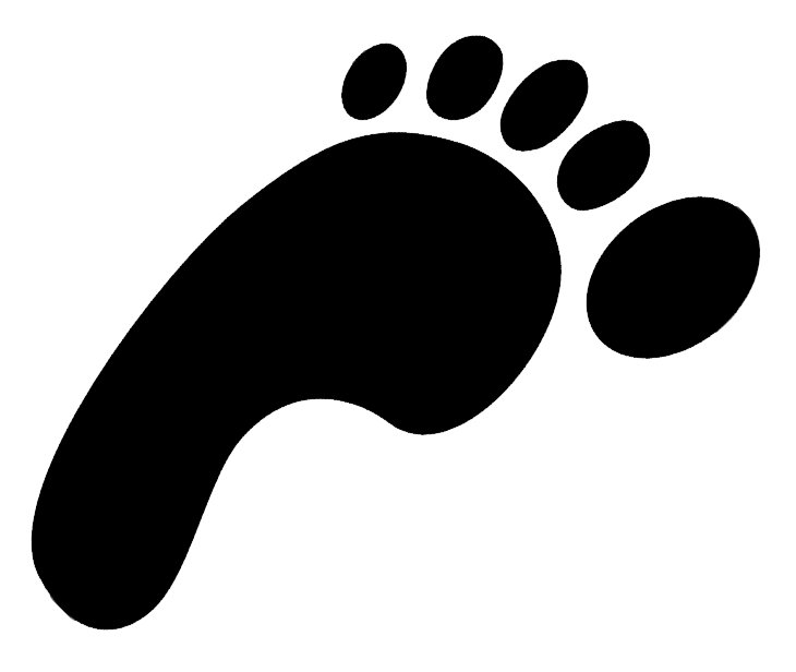 Footprints In The Sand Clipart 