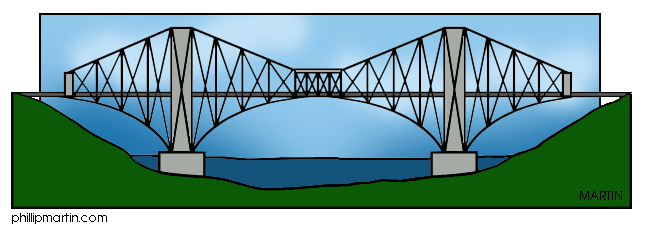 Beam Bridge Clipart 36587 