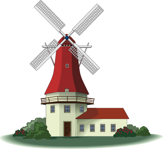 Old Windmill Png Clip Art Library