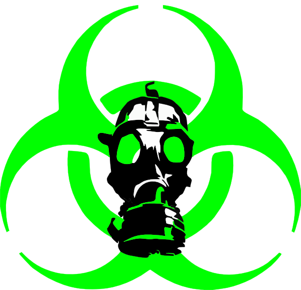 Gas Mask With Skull Clipart 