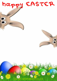 Happy easter animated clipart 
