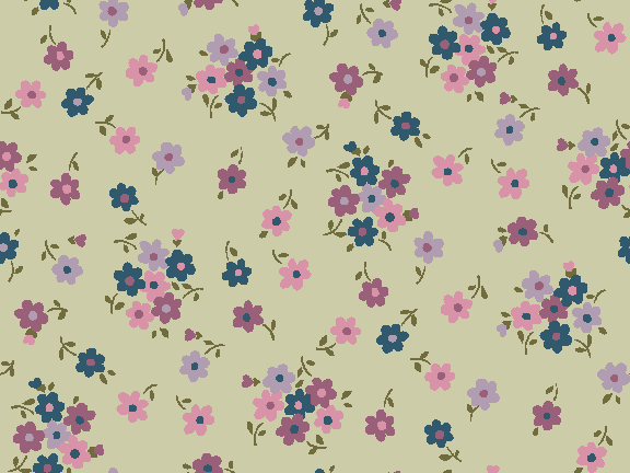 Small flower print clipart 