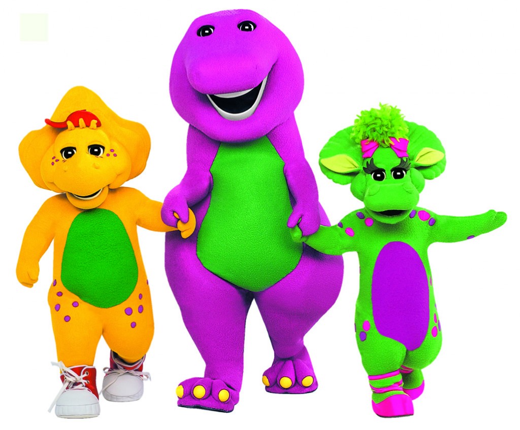 Barney and friends clipart.