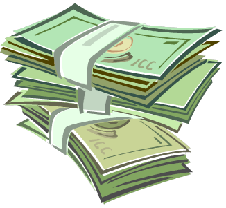 Stack of money clipart transparent 