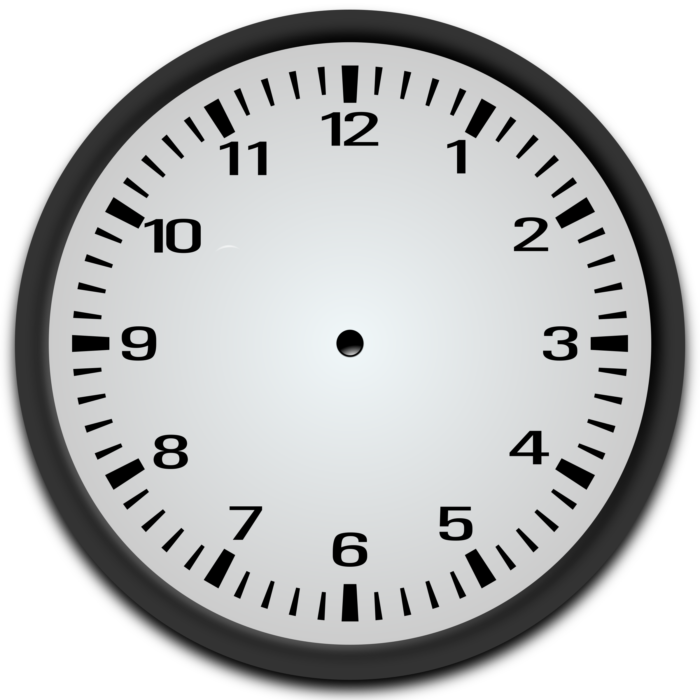 Clipart blank clock 