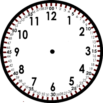 Blank Analog Clock 