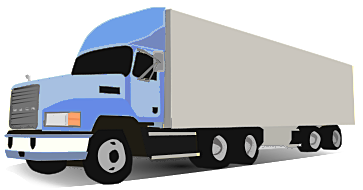 Animated semi truck clipart 