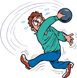 Bowling clipart funny 
