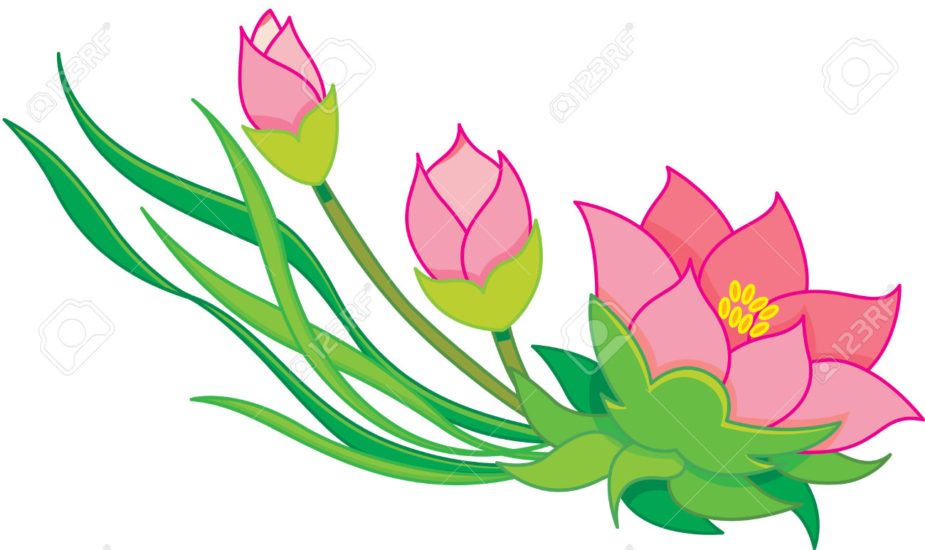 asian flowers clip art