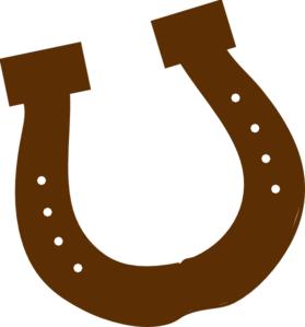 Brown Rodeo Horseshoe Clip Art at Clker 